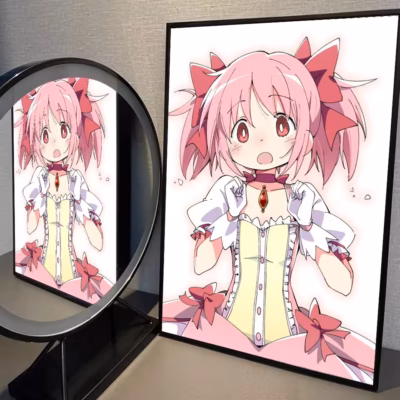Madoka Magica Colorful Wall Art
