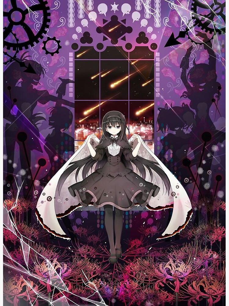 Akemi Homura Madoka Magica Poster Shower Curtain - Image 2