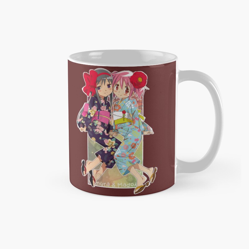 Vintage Photograp Puella Magi Madoka Magica Funny Graphic Gifts Mug