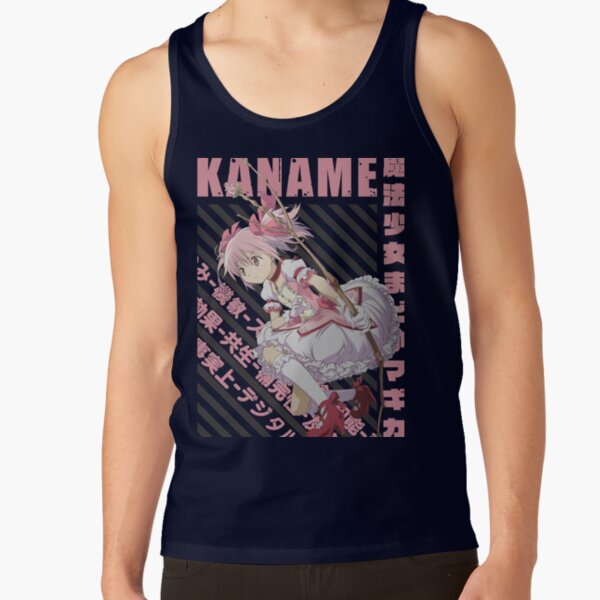 Mahou Shoujo Madoka Magica Madoka Kaname Anime Tank Top - Image 5