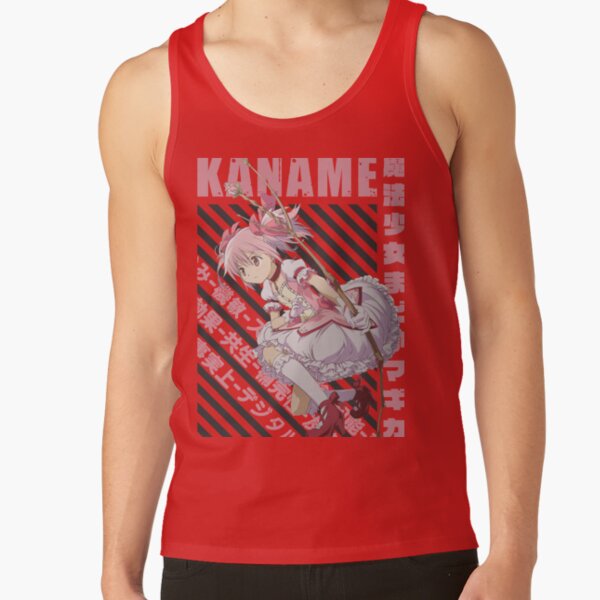 Mahou Shoujo Madoka Magica Madoka Kaname Anime Tank Top - Image 4
