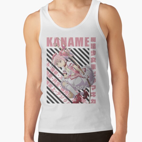 Mahou Shoujo Madoka Magica Madoka Kaname Anime Tank Top - Image 2