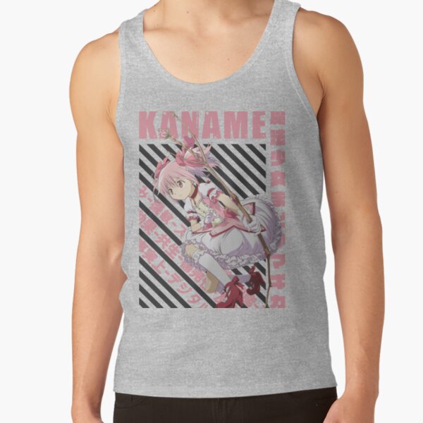 Mahou Shoujo Madoka Magica Madoka Kaname Anime Tank Top - Image 3