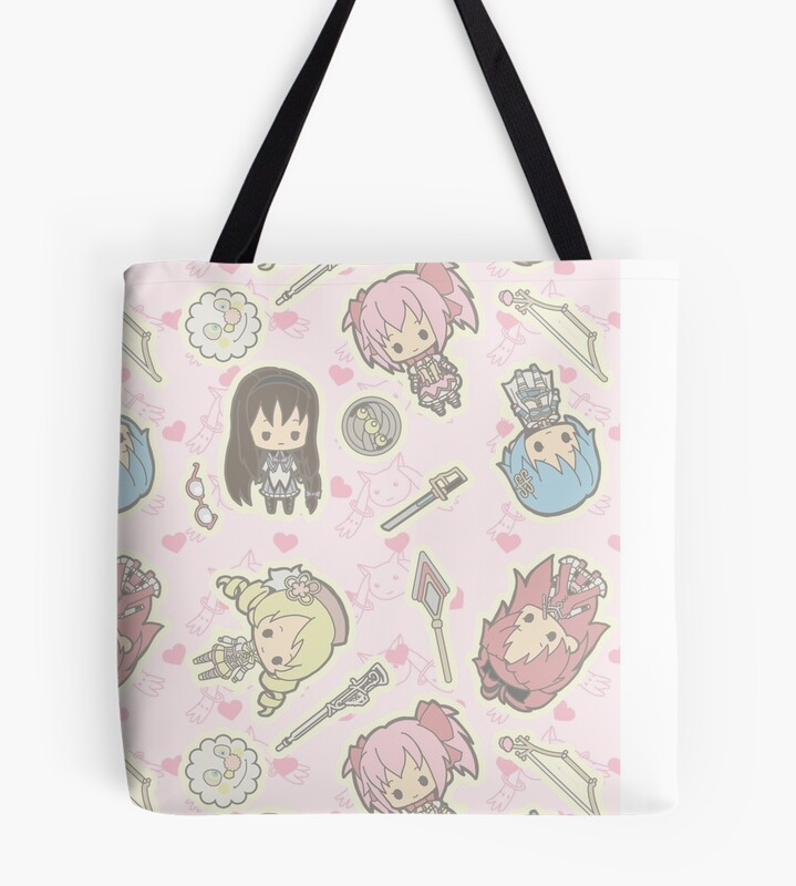 Madoka Magica Chibi Tote Bag