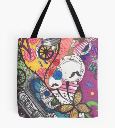 Pmmm Puella Magi Madoka Magica Witch Print Tote Bag
