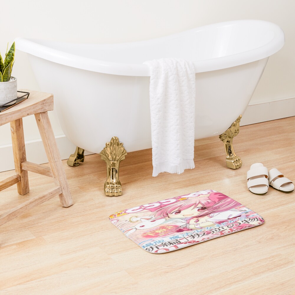 Madoka Japanese Anime Poster Bath Mat - Image 2