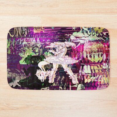 Madoka Magica Glitch Edit Bath Mat