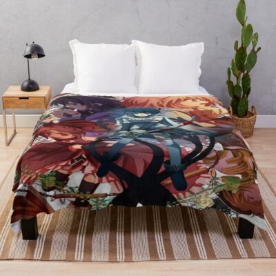 Anime Madoka Magica Cover Poster Throw Blanket