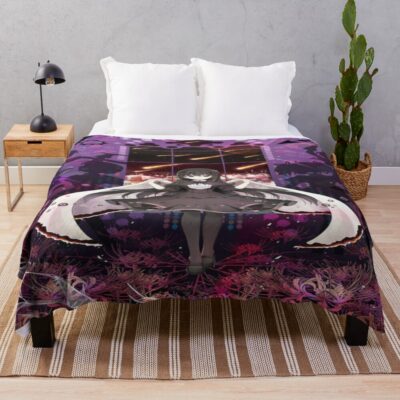 Akemi Homura Madoka Magica Poster Throw Blanket