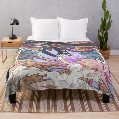 Madoka And Homura Anime Throw Blanket