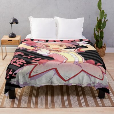 Mahou Shoujo Madoka Magica Madoka Kaname Throw Blanket