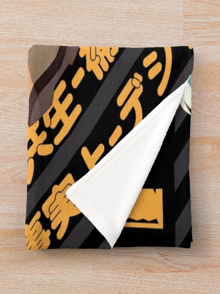 Tomoe Anime Graphic Throw Blanket - Image 2