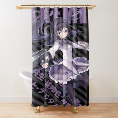 Mahou Shoujo Madoka Magica Homura Akemi Shower Curtain