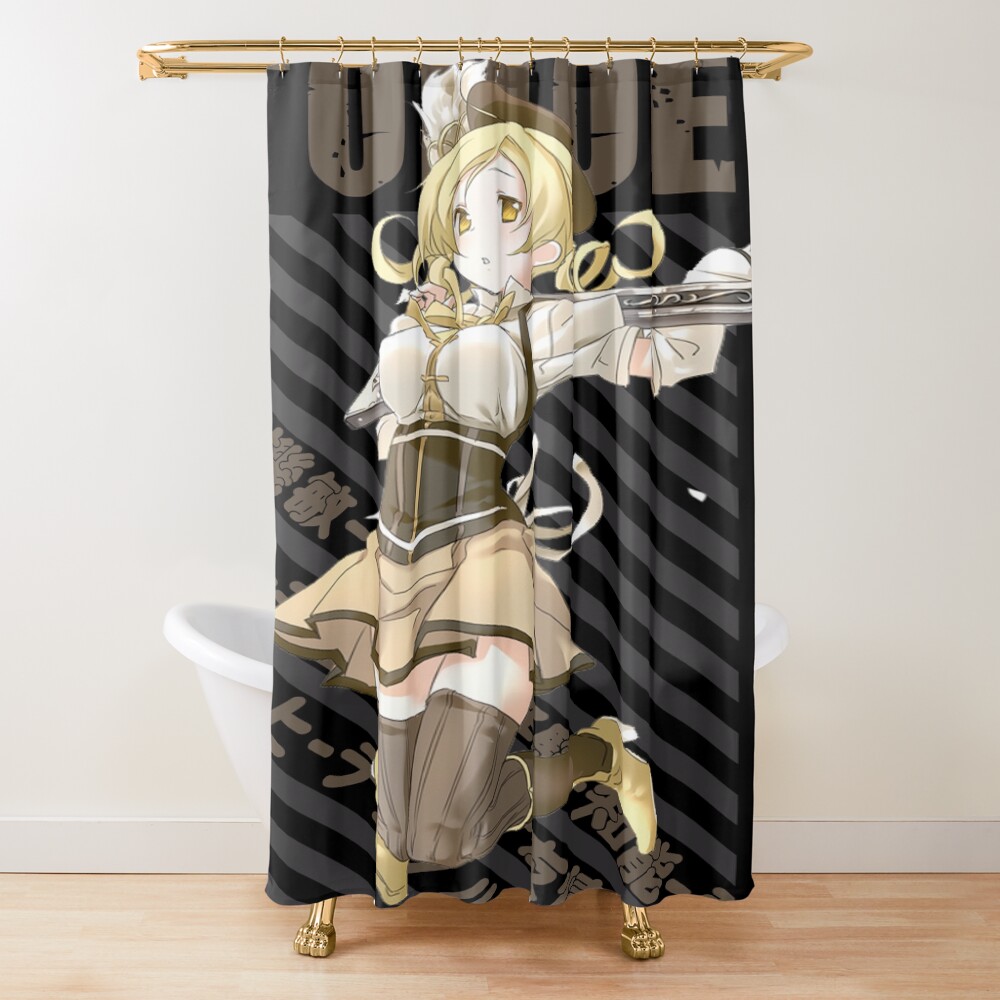 Mahou Shoujo Madoka Magica Mami Tomoe Shower Curtain