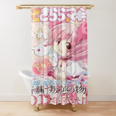 Madoka Japanese Anime Poster Shower Curtain