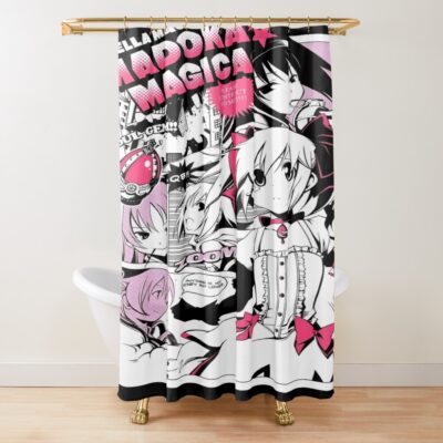 Madoka Magica Poster Shower Curtain