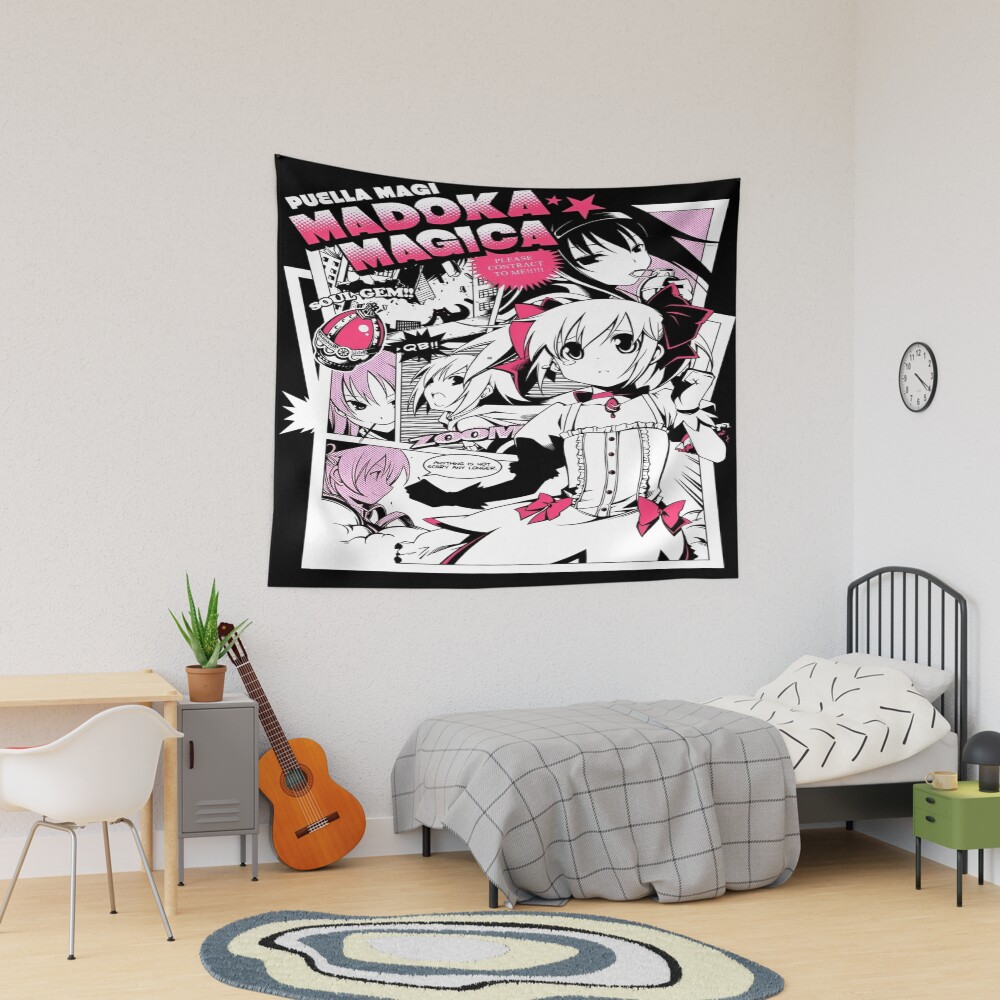 Madoka Magica Poster Tapestry