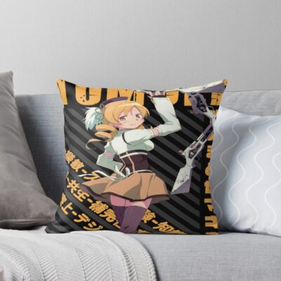 Tomoe Anime Graphic Throw Pillow