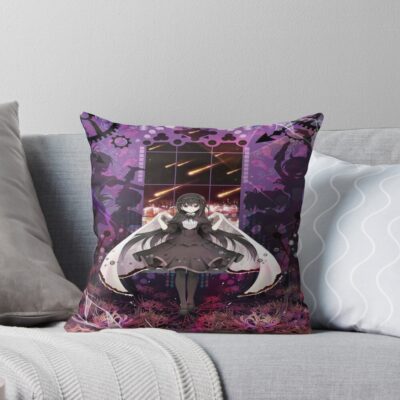 Akemi Homura Madoka Magica Poster Throw Pillow